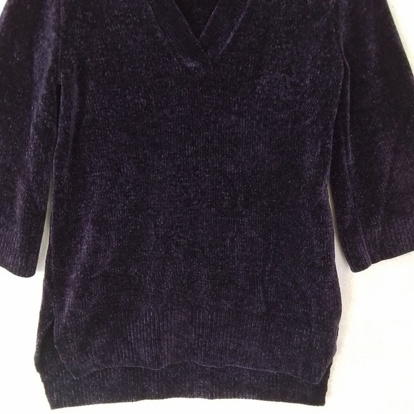Ann Taylor Casual Chenille Sweater Size XS in‎ Purple - Picture 5 of 10
